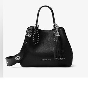 Michael Kors Black Shoulder Bag with Tassel